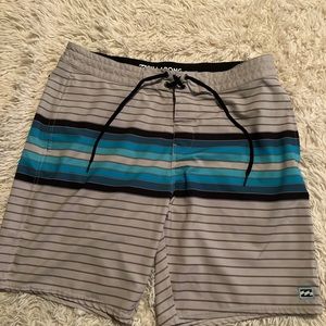 Billabong beach shorts.